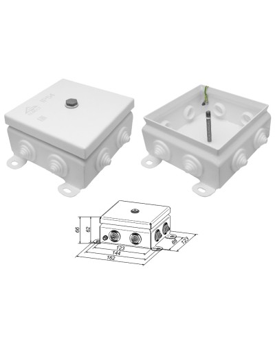 КМ IP55-1212. Коробка монтажная электротехническая. Гефест в Петрозаводске