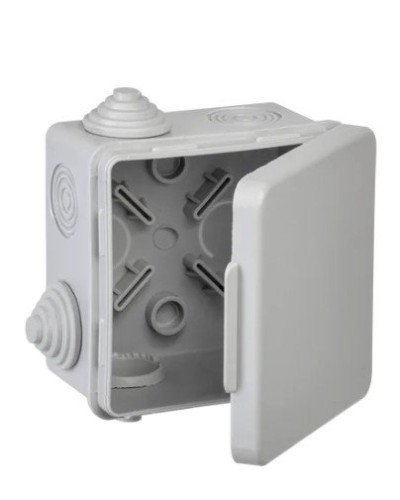 Коробка КМ 80х80х50 GENERICA (UKO31-080-080-050-K03-54G). Коробка распаячная для открытой проводки. GENERICA в Петрозаводске