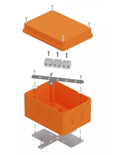 Коробка огнестойкая 150х110х90 E15-E120 для о/п (40-0351-FR1.5-6). Коробка огнестойкая для открытой установки. Промрукав в Петрозаводске