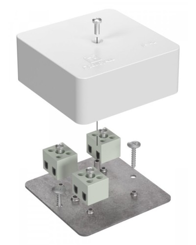 Коробка огнестойкая 75х75х30 (40-0450-FR2.5-6). Коробка огнестойкая для открытой установки. Промрукав в Петрозаводске