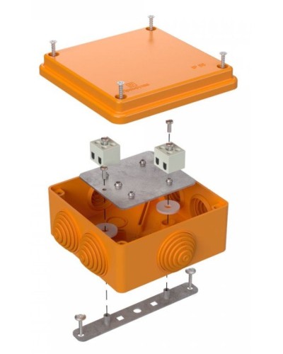 Коробка огнестойкая 100х100х50 (40-0300-FR6.0-4). Коробка огнестойкая для открытой установки. Промрукав в Петрозаводске