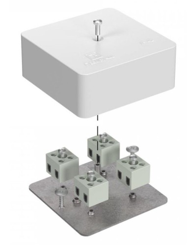 Коробка огнестойкая 75х75х30 (40-0450-FR1.5-8). Коробка огнестойкая для открытой установки. Промрукав в Петрозаводске