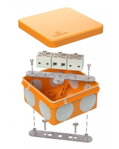 Коробка огнестойкая 60-0210-FR6.0-6 Е15-Е120 80х80х40. Коробка огнестойкая для открытой установки. Промрукав в Петрозаводске