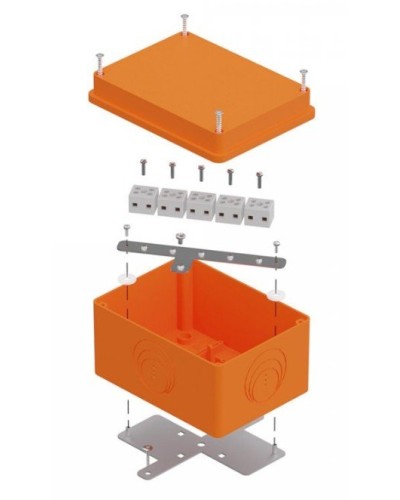 Коробка огнестойкая 150х110х90 E15-E120 для о/п (40-0351-FR2.5-10). Коробка огнестойкая для открытой установки. Промрукав в Петрозаводске