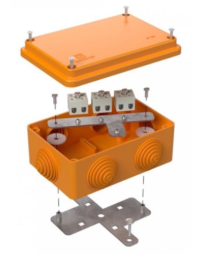 Коробка огнестойкая 120х80х50 (40-0340-FR1.5-6). Коробка огнестойкая для открытой установки. Промрукав в Петрозаводске