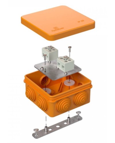 Коробка огнестойкая 40-0210-FR6.0-4 Е15-Е120 80х80х40. Коробка огнестойкая для открытой установки. Промрукав в Петрозаводске