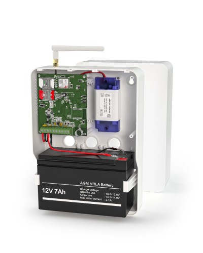 Контакт GSM-14А v.3 (в корпусе под АКБ 1,2-7 Ач с БРП 12V 1А). Панель охранная радиоканальная. Ритм в Петрозаводске