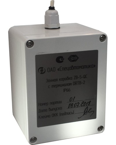 ZB-5-QC с DRTB-2 исп.02. Монтажная зонная коробка. Спецавтоматика, Москва в Петрозаводске