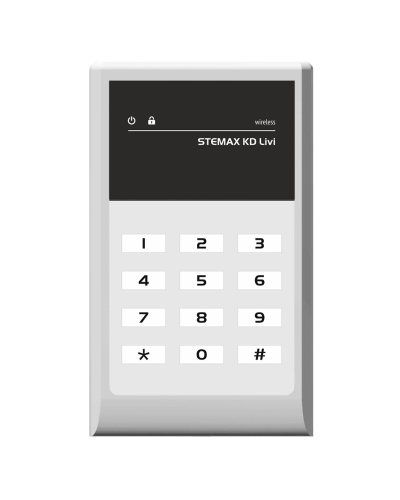 STEMAX KD Livi (серый). Беспроводная кнопочная кодовая панель. Стелс НПП в Петрозаводске