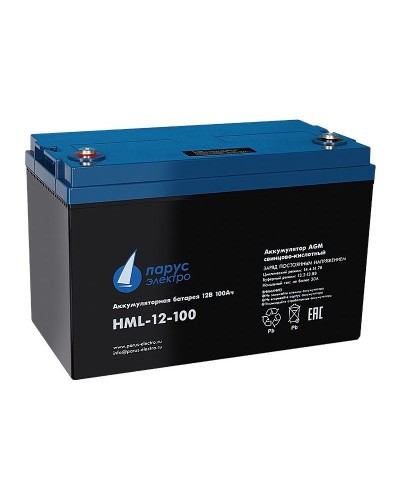 HML-12-100. Аккумулятор герметичный свинцово-кислотный. Связь инжиниринг в Петрозаводске