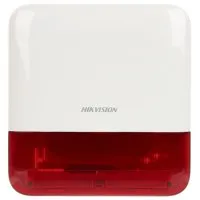 DS-PS1-E-WE Red Indicator. Оповещатель свето-звуковой радиоканальный уличный. AX PRO Hikvision