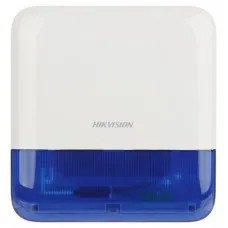 DS-PS1-E-WE Blue Indicator. Оповещатель свето-звуковой радиоканальный уличный. AX PRO Hikvision
