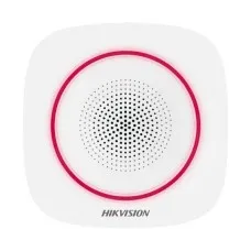 DS-PS1-I-WE Red Indicator. Оповещатель свето-звуковой радиоканальный. AX PRO Hikvision