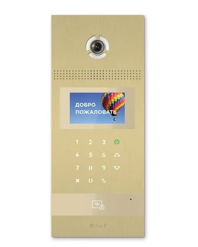 AA-12FB GOLD. Вызывная панель подъездного IP-домофона. BAS-IP в Петрозаводске