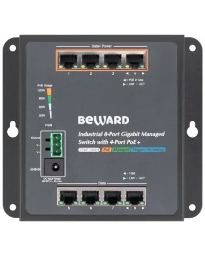 STWP-08HP4. Коммутатор 8-портовый. Beward в Петрозаводске