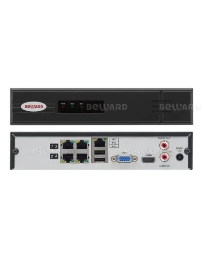 BK0104H2-P4. IP-видеорегистратор 4-канальный. Beward в Петрозаводске