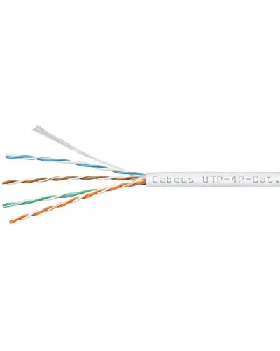 UTP-4P-Cat.5e-SOLID-LSZH-GY (9776c). Кабель «витая пара» (LAN) для структурированных систем связи. CABEUS в Петрозаводске