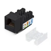 KJ-RJ45-Cat.5e-90-SW-BK (10101c): Вставка Keystone Jack RJ-47