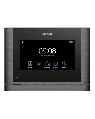 CDV-704MF/VZ (темное серебро) Black Smog. Монитор видеодомофона цветной. Commax в Петрозаводске