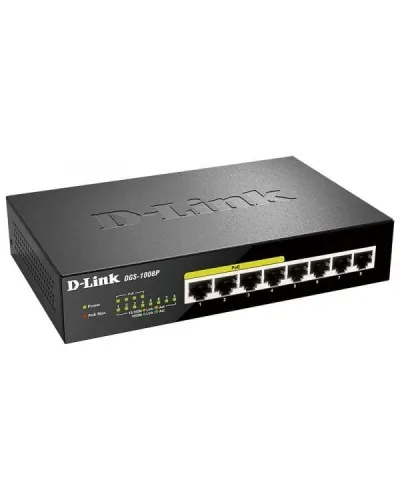 DGS-1008P/E1A. Коммутатор. D-Link в Петрозаводске