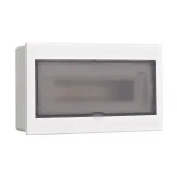 Корпус ЩРВ-П 13 модулей IP41 встраиваемый прозрачная дверь (31053DEK). Корпус пластиковый. DEKraft