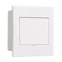 Корпус ЩРВ-П 6 модулей IP41 встраиваемый белая дверь (31081DEK). Корпус пластиковый. DEKraft