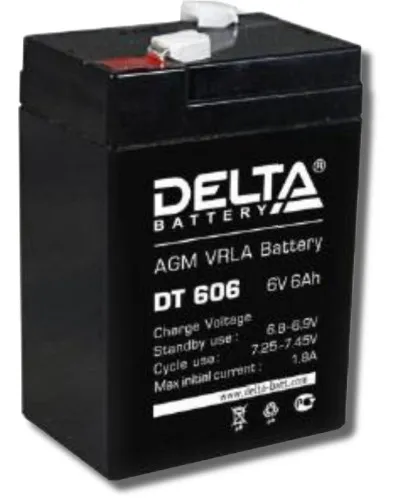 Delta DT 606. Аккумулятор герметичный свинцово-кислотный. Delta в Петрозаводске