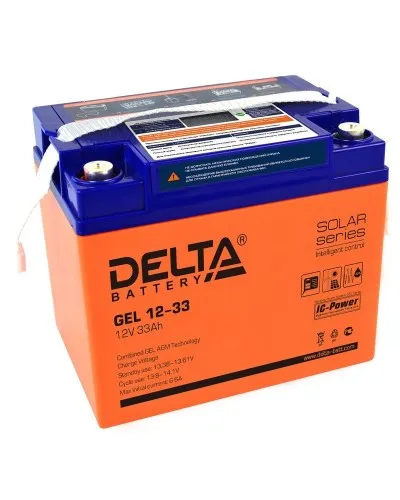 Delta GEL 12-33. Аккумулятор герметичный свинцово-кислотный. Delta в Петрозаводске