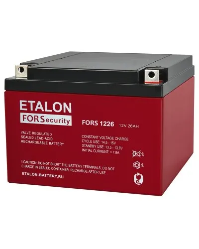 ETALON FORS 1226. Аккумулятор герметичный свинцово-кислотный. ETALON в Петрозаводске