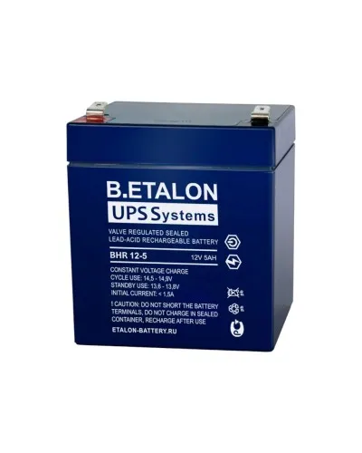 B.ETALON BHR 12-5. Аккумулятор герметичный свинцово-кислотный. ETALON в Петрозаводске