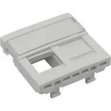 Вставка для 2-х модулей под RJ-45 кат.5e UTP, белая (45971 SBR): Вставка для 2-х модулей