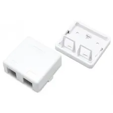 SBB3-2-WH. Корпус настенной розетки. Hyperline