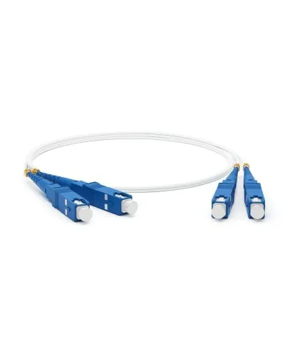 FC-D2-9A1-SC/UR-SC/UR-H-1M-LSZH-WH. Патч-корд волоконно-оптический SC-SC. Hyperline в Петрозаводске