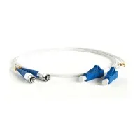 FC-D2-9A1-FC/UR-LC/UR-H-1M-LSZH-WH. Патч-корд волоконно-оптический FC-LC. Hyperline