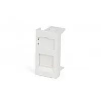 SIP2-1K-M45-22.5. Вставка 45x22,5 для 1 модуля формата Keystone Jack, со шторкой. Hyperline