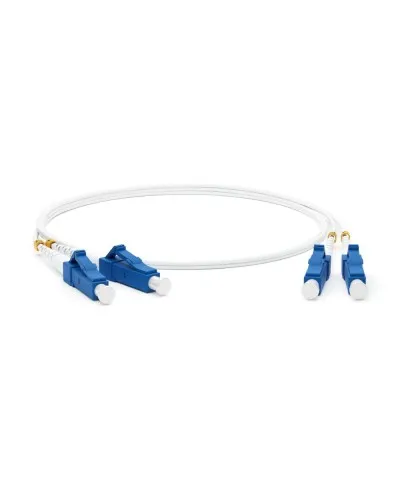 FC-D2-9A1-LC/UR-LC/UR-H-1M-LSZH-WH. Патч-корд волоконно-оптический LC-LC. Hyperline в Петрозаводске