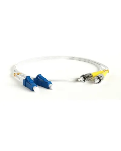 FC-D2-9A1-LC/UR-ST/UR-H-1M-LSZH-WH. Патч-корд волоконно-оптический ST-LC. Hyperline в Петрозаводске
