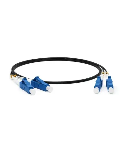 FC-D2-9-LC/UR-LC/UR-H-3M-LSZH-BK. Патч-корд волоконно-оптический одномодовый. Hyperline в Петрозаводске