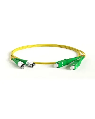 FC-D2-9-FC/AR-SC/AR-H-1M-LSZH-YL. Патч-корд волоконно-оптический SC-FC. Hyperline в Петрозаводске
