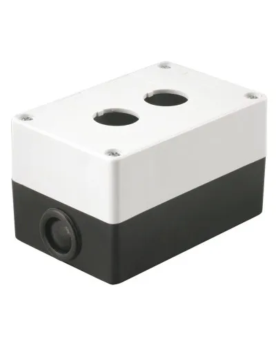 Корпус КП102 для кнопок 2 места белый (BKP10-2-K01). Корпус для кнопочных постов. IEK в Петрозаводске