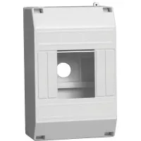Корпус пластиковый КМПн 1/4 IP20 белый (MKP31-N-04-30-135). Щиток модульный без дверцы, настенный. IEK