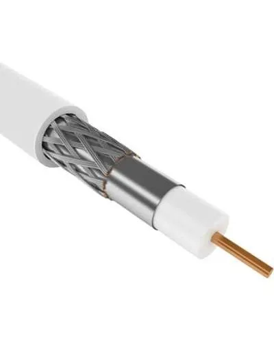 GENERICA RG6 медный 75Ом FPE PVC белый (CC3-R6F1-111-100-G). Кабель коаксиальный медный. IEK в Петрозаводске
