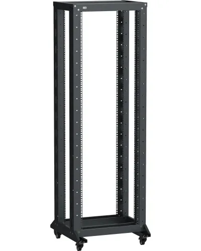 LF05-20U66-2RM. Стойка 2-рамная на рол. 20U 600х600мм черная. ITK в Петрозаводске