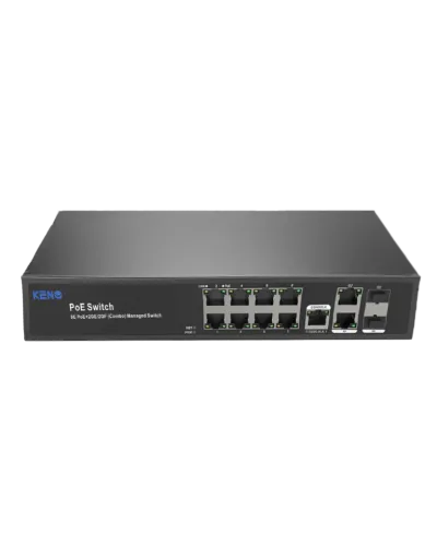 KN-SW802SFP/M2. Коммутатор с питанием по PoE. KENO в Петрозаводске