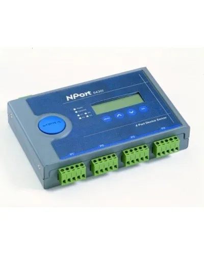NPort 5430I. 4-портовый асинхронный сервер. MOXA в Петрозаводске