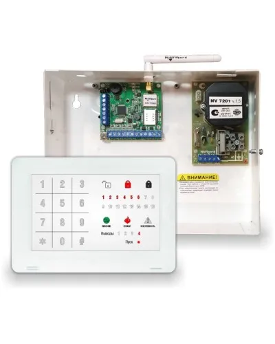 NV 1010c/8524. Устройство оконечное объектовое приемно-контрольное c GSM коммуникатором. NAVIgard в Петрозаводске