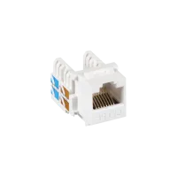 EC-UKJ-UD2-WT-10 (10шт). Вставка Keystone Jack RJ-45. NETLAN