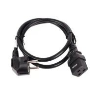 NTSS-PC19771 C19-Schuko проводник.:3х1.5мм2 1.8м 220/250В 16А черный. Кабель питания. NTSS