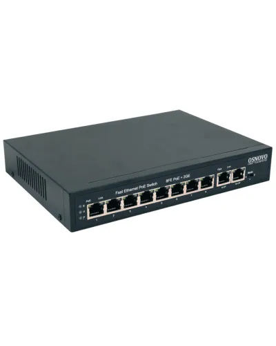 SW-20820(120W). Коммутатор 10-портовый  Gigabit Ethernet с PoE. OSNOVO в Петрозаводске