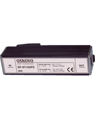 SP-IP/100PD. Устройство грозозащиты цепей Ethernet. OSNOVO в Петрозаводске